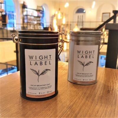 Wight Label Tea - Filled Tea Caddy - Decaf Breakfast